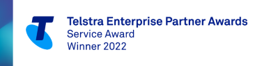 Telstra Enterprise Service Award 2022 – Winner – email 1